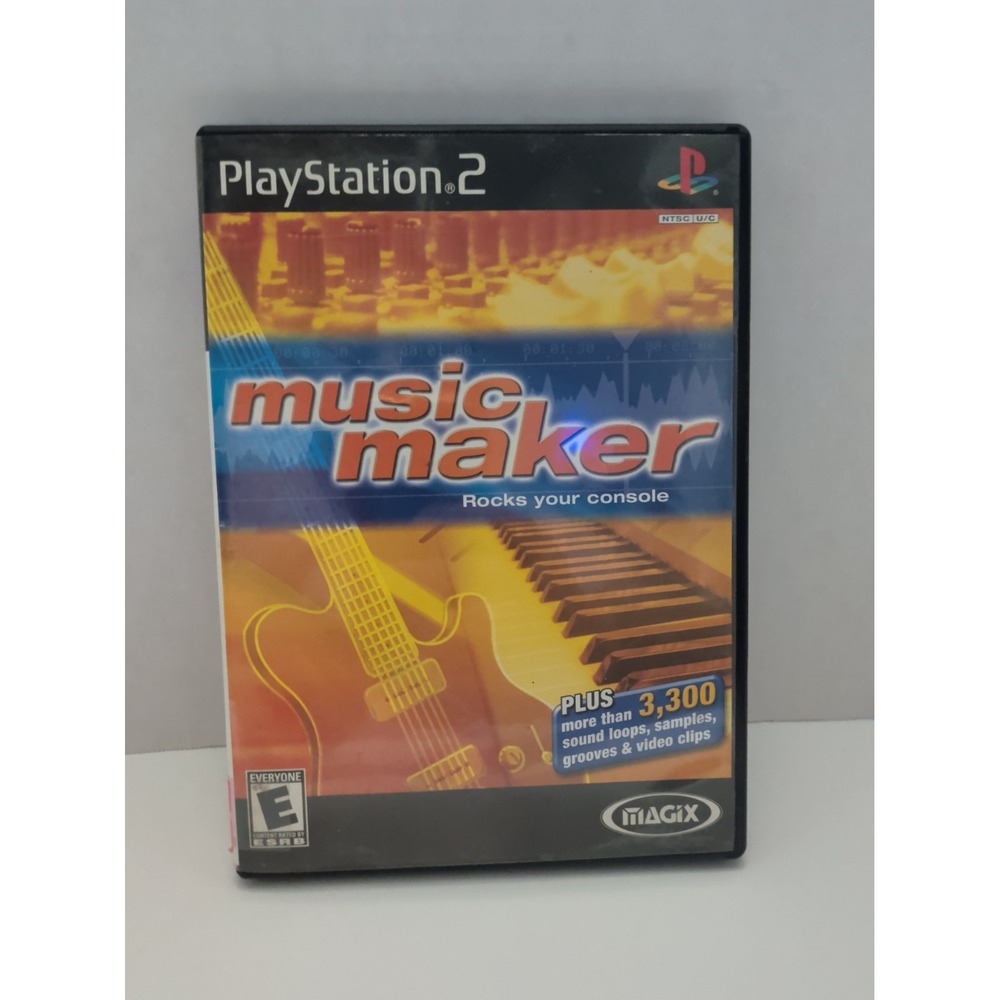 MAGIX Music Maker Sony PlayStation 2 PS2 NTSC U/C Blue Disc Complete CIB